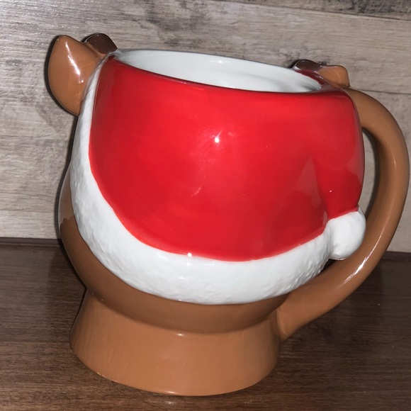 Super Cute Rudolf the Red-Nose Reindeer Mug - NEW - Picture 2 of 5